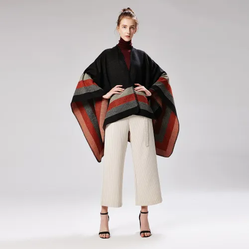 Poncho Femme Cachemire Vintage – Image 8