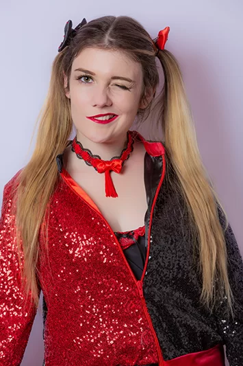 Bomber pour femme d’inspiration Harley Quinn Made in France – Image 2